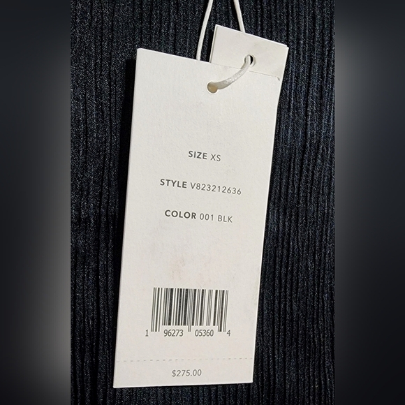 NWT Vince Women's Black Rib Trim Shell - Size XS - Picture 4 of 6